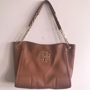Tory Burch Britten Slouchy  Shoulder Tote Sz M